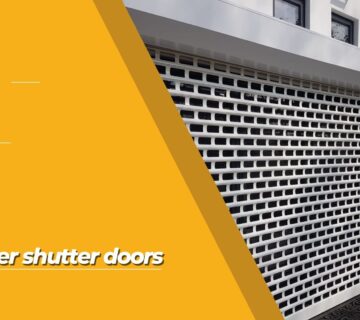 Roller shutter doors