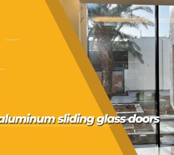 Aluminum sliding glass doors