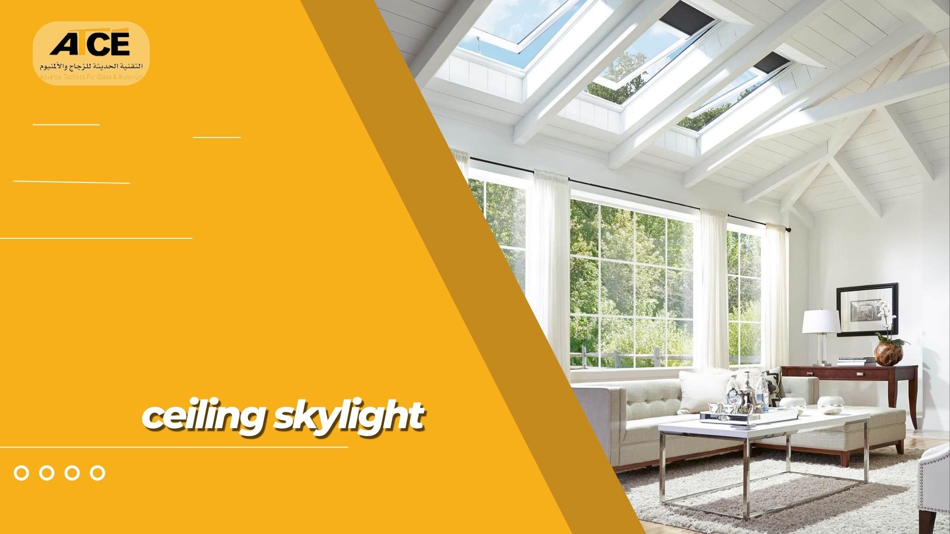 ceiling skylight​