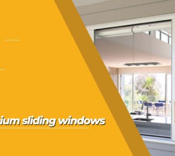 Aluminium sliding windows