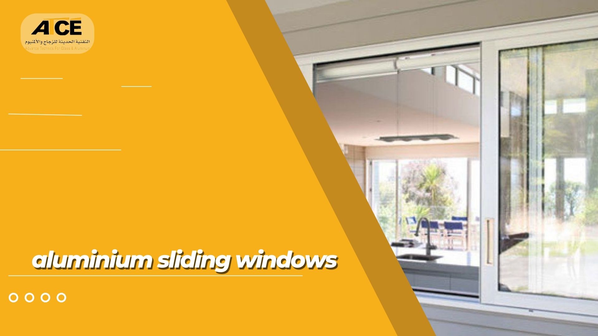 Aluminium sliding windows
