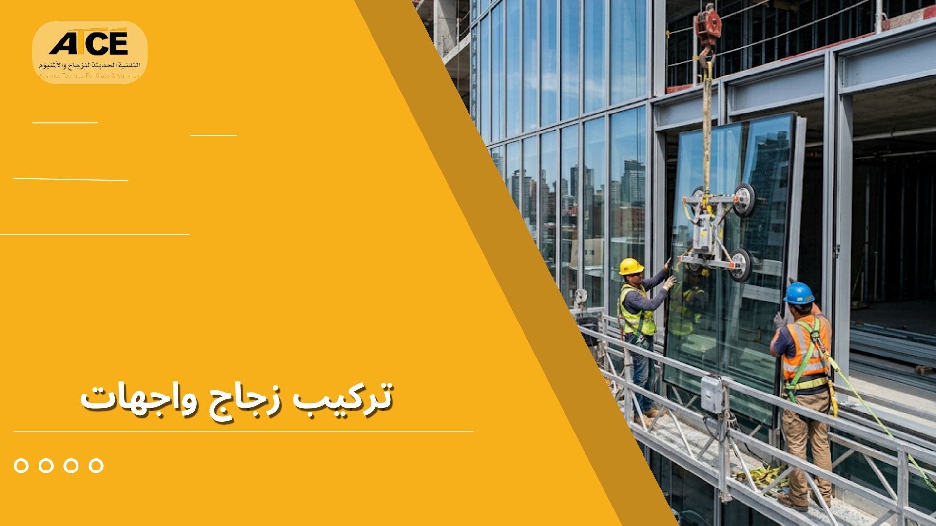 تركيب زجاج واجهات