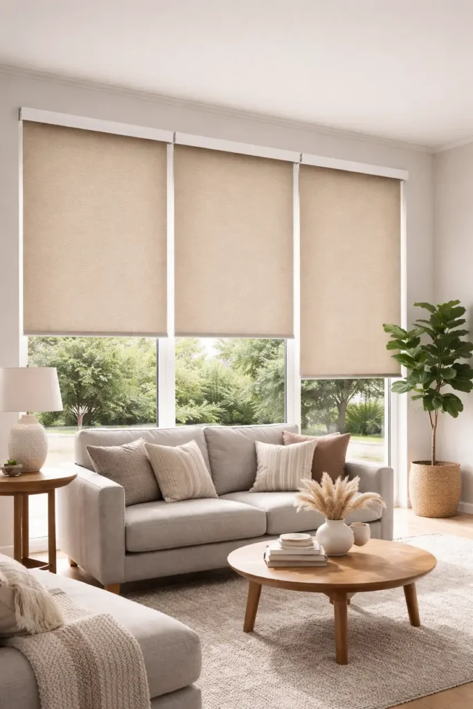 مقارنة بين ستائر رول بلاك اوت والعادية