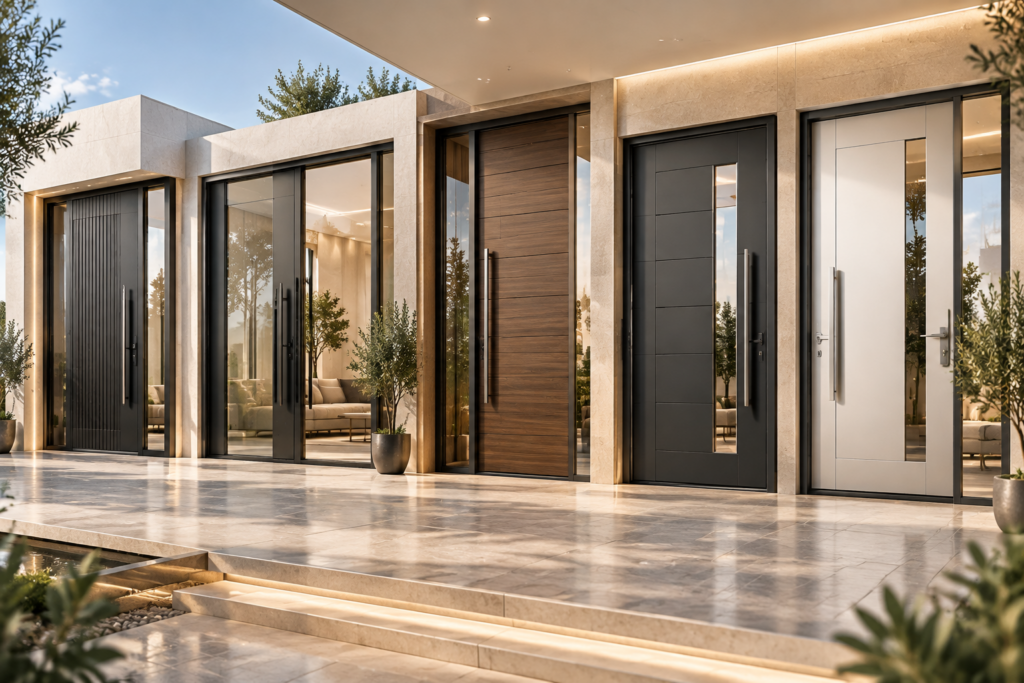 Aluminium door designs